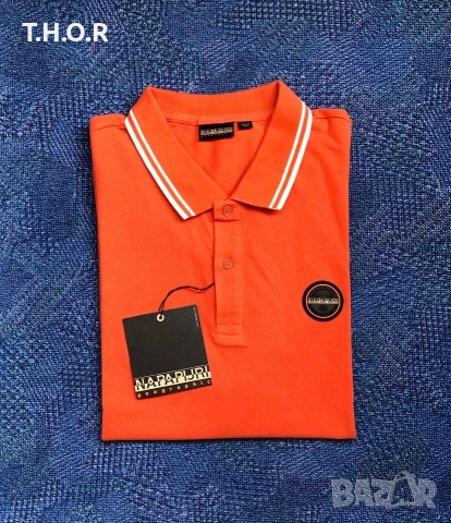 Napapijri Polo Shirt ОРИГИНАЛНИ мъжки поло тениски - M/L/XL, снимка 8 - Тениски - 54982085