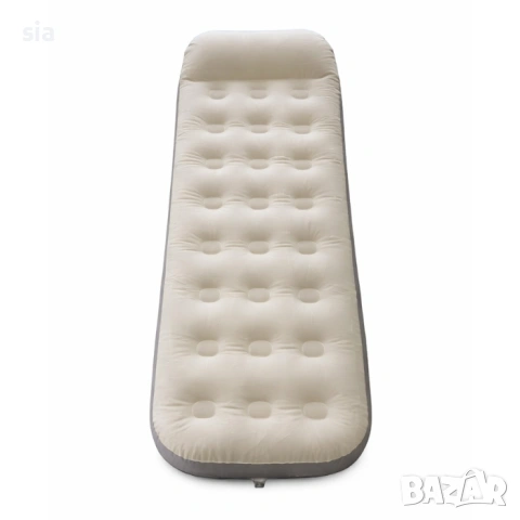 Матрак за палатка с помпа, единичен, Надуваемо легло, 190см, снимка 3 - Къмпинг мебели - 54340238