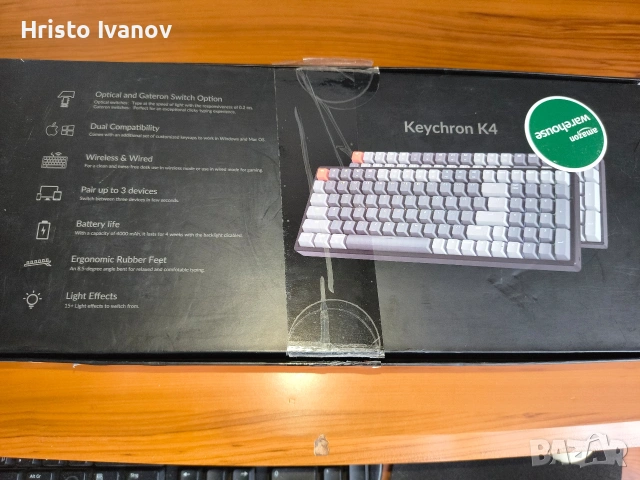 Геймърска клавиатура Keychron K4 version 2, снимка 4 - Клавиатури и мишки - 54309639