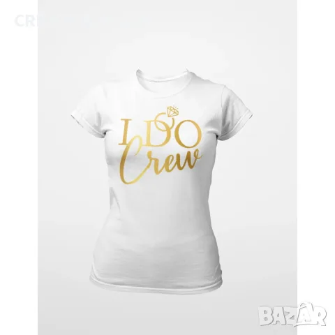 Дамска унисекс тениска с щампа - I Do CREW, снимка 4 - Тениски - 55596060