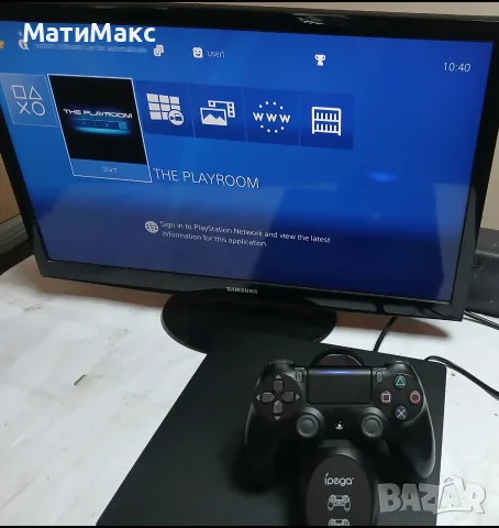 PlayStation 4 + контролер и зарядно