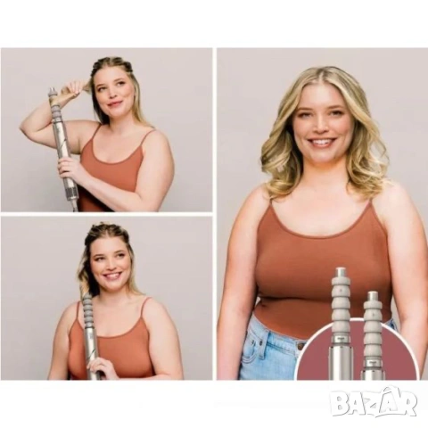 Shark FlехЅtуlе 3-в-1 Air Styler и сешоар HD426SLEU, снимка 7 - Сешоари - 55228459