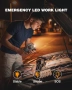 ЕвоТрав (Eigotrav) преносим джъмп стартер / jump starter 12000 mAh с LED SOS и въздушен компресор, снимка 2