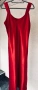 Червена сатенена рокля slip dress Body Zone (KappAhl), размер M, снимка 1
