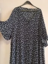 СТРАХОТНА РОКЛЯ ЧЕРНО И БЯЛО 3XL-4XL, снимка 2