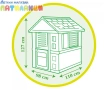 Къща за игра Smoby PRETTY PLAYHOUSE 810723, снимка 2