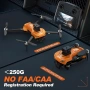 Чисто Нов Професионален Смарт Дрон F180 с 4K Камера, GPS, Дистанционно с 4.5" Екран и Сензор за ...., снимка 6