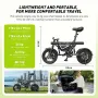 Eлектрическо колело iScooter EB1S 500W 36V 12Ah, снимка 4
