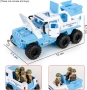 1/32 Брониран автомобил Conqueror, Модел със звук и светлина, син, снимка 5