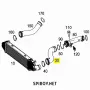 Маркуч турбо интеркулер Mercedes W204 A2045280982, снимка 2