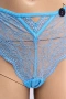 Дамско дантелено долнище Hunkemöller – размер XL, светлосиньо, снимка 3