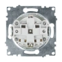 Единичен електрически контакт DeTech DE-9223-42 с рамка, Шуко, 16A, 250V, за вграждане, IP20, бял, снимка 3