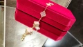 Van Cleef & Arpels VCA 5 Motifs Gold Pink Opal Vintage Alhambra Дамска Гривна, снимка 5
