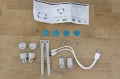 USB акумулаторни LED фенерчета за ключодържател IPX7 преносимо EDC 2 бр, снимка 2