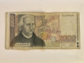 1 Брой Банкнота 2000 лв. - Емисия 1994 г., снимка 1