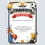 6716 Универсална спортна грамота, А4 формат, различни варианти, снимка 4