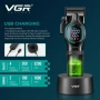 Комплект машинка за подстригване + тример VGR V-886 S2 Grip Turbo 9000RPM – Зелен, снимка 3