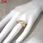 Пръстен с 14К златно покритие 224945, снимка 4