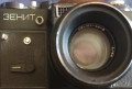 класически съветски огледално-рефлексен фотоапарат (SLR) Зенит ЕТ Zenit ET). С обектив Helios-44., снимка 4