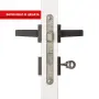 Бяла MDF врата Модел VIA ML1 | 70/80/90 см | Покритие Меламин | Пълен комплект, снимка 4