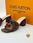 Louis Vuitton Нови Дамски Чехли Различни Цветове , снимка 2