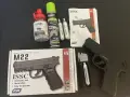 Въздушен пистолет ASG ISSC M22 Черен 4.5BB Blowback, снимка 1
