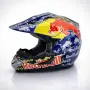Крос каска RedBull Full Face за мотор, мотокрос и ATV - синя - S или M, снимка 4