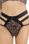 Hunkemöller комплект бельо с леопардов принт и черна дантела – сутиен 75C / бикини M, снимка 6