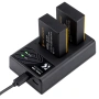 Комплект 2 батерии LP-E17 + USB зарядно K&F Concept за Canon (нови), снимка 2