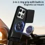 За Motorola Edge 70 Pro+ 5G / Edge 70 Pro 5G Магнитен TPU PC Калъф с Въртяща Халка, Стойка, Капаче з, снимка 6