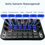 RUBEHOOW Mixer Kit с жива звукова карта, DJ контролер и микрофон, снимка 3