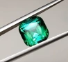 Изключителен 4,35 карата Bi-Color Indicolite Турмалин от Афганистан – Неонов цвят като Paraiba! , снимка 1