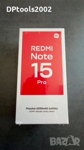 Xiaomi Redmi Note 15 Pro 12/512GB – чисто нов, Black