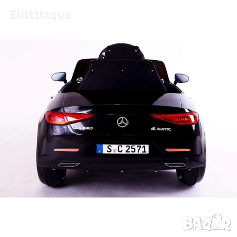 Акумулаторна кола Mercedes Benz CLS350 с кожена седалка 12V, снимка 14 - Детски велосипеди, триколки и коли - 54970218