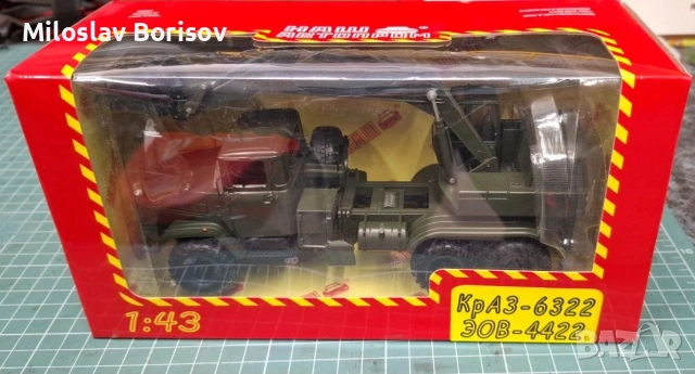 Краз 6322 в мащаб 1:43, снимка 2 - Колекции - 54160381