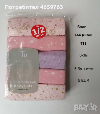Разпродажба на нови детски дрехи на английски марки