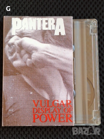 Аудио касета Pantera "Vulgar Display Of Power“ studio album audio cassette, Първо издание, снимка 10 - Аудио касети - 54489803