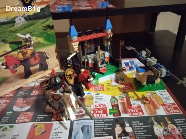 Lego 6095 Tour Joust като ново с оригинална кутия и упътване, снимка 7 - Конструктори - 54635865