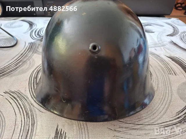 Стара военна каска БГ, снимка 3 - Антикварни и старинни предмети - 55603236