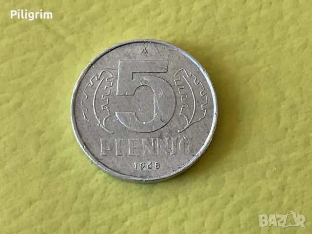 Германия 5 пфениг 1982 «А» г.