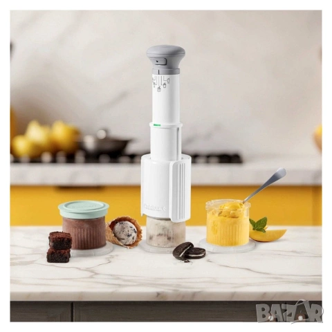 Машина за сладолед Cuisinart Freeze Wand ICEFD10E, 250W, 240 мл, 5 програми, Без BPA, Тиха работа, Б, снимка 2 - Други - 55016363