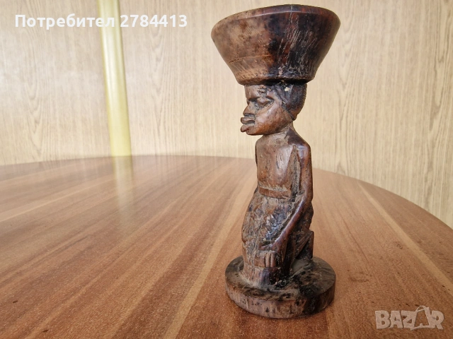 Африкански свещник 13 см., снимка 5 - Декорация за дома - 54641595