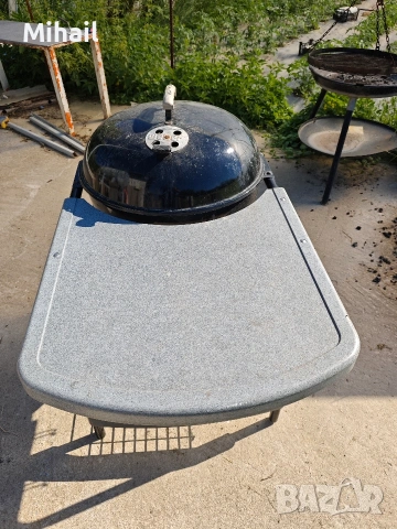 Weber Performer барбекю на дървени въглища 57см, снимка 3 - Барбекюта - 54848405