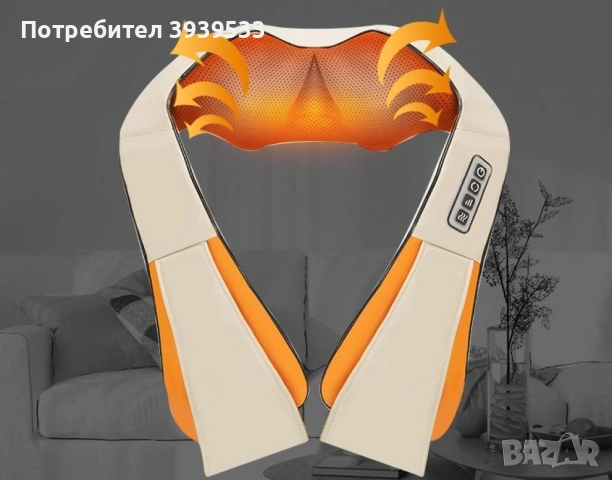 Шиацу масажор за врат и гръб, снимка 13 - Масажори - 55236113