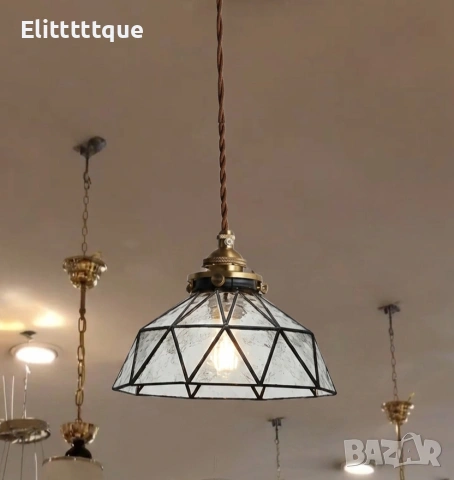 Полилей единичен Vitrage, E27, Amber,Blue или Прозрачно
