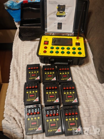 DBR01-X дистанционна пиросистема 36 канала (9×4 cues) нова