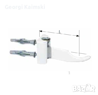 Конзола за алуминиев радиатор - Регулируемa , снимка 3 - ВИК - 54482892