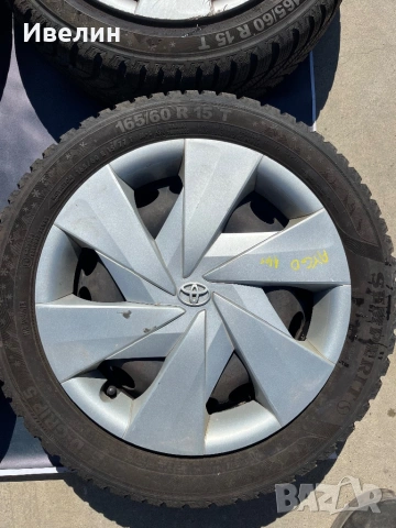 Джанти 15 цола за Toyota Aygo, снимка 3 - Гуми и джанти - 54542325