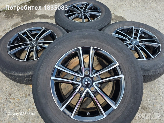 Лети джанти 16ки 5х114.3 Autec + летни гуми 215/70/16 Autec