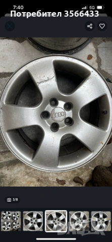 Джанти 16ки за Ауди а3 8л , снимка 3 - Части - 54271283
